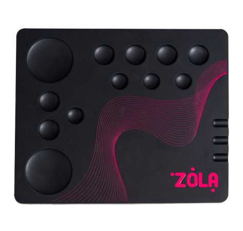 ZOLA Килимок силіконовий Mixing Pad (Чорний)