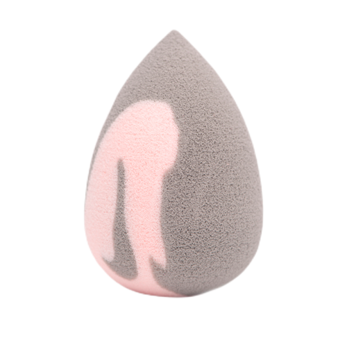 ZOLA Спонж супер м'який сіро-рожевий крапля