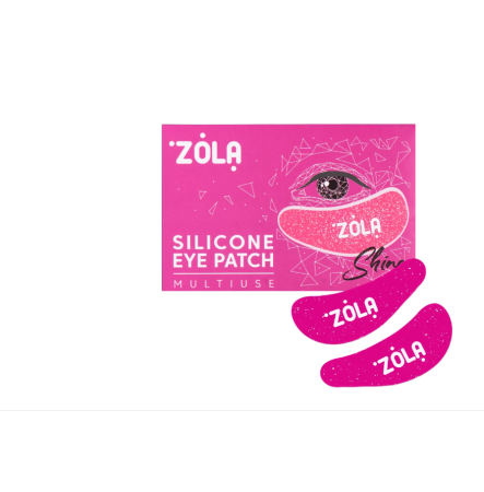 Zola Патчі силіконові багаторазові малинові, 1 пара