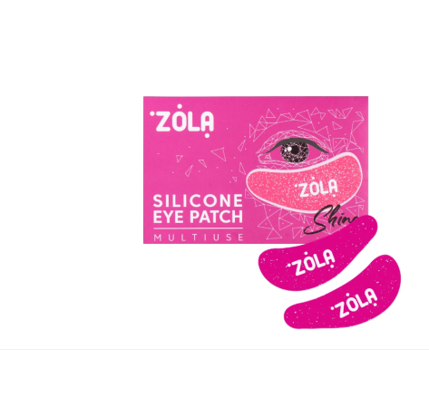 Zola Патчі силіконові багаторазові малинові, 1 пара