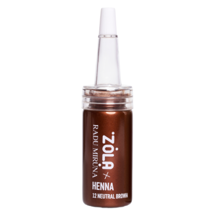 ZOLA x RADU MIRUNA Хна профессиональная для бровей 10 г 12 NEUTRAL BROWN